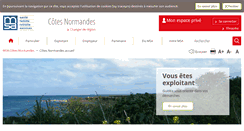 Desktop Screenshot of msa-cotesnormandes.fr